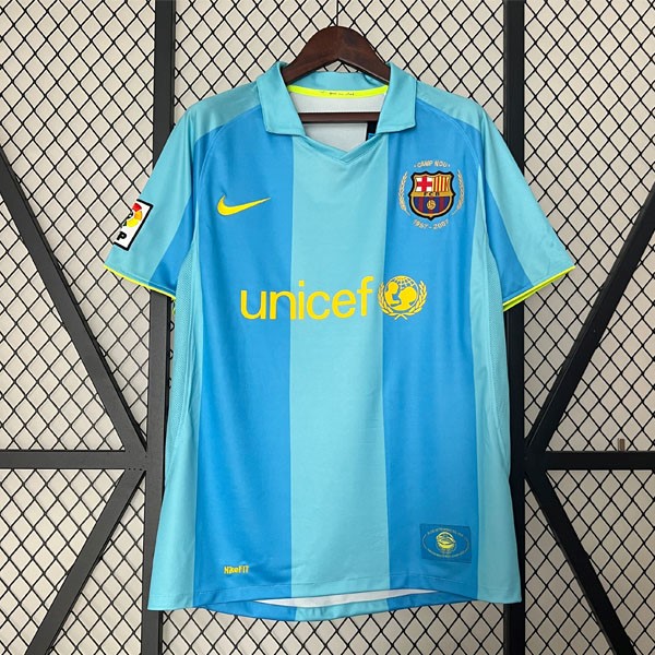 Tailandia Camiseta Barcelona Replica Segunda Ropa Retro 2007 2008